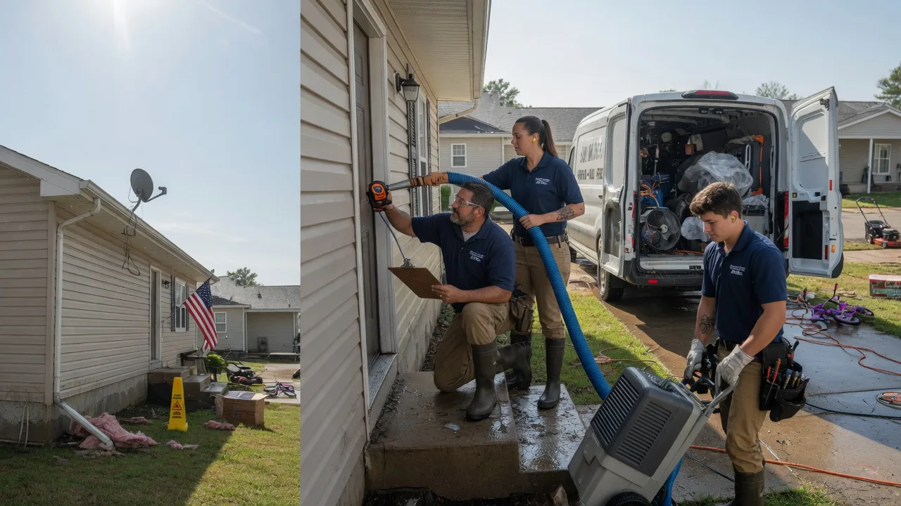 Ceiling Water Damage Restoration in Spencer, SD near me